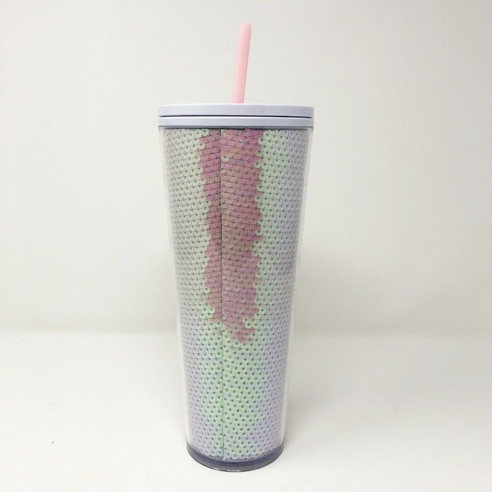 Starbucks White Sequin Holiday Cold Cup Venti - Picture 5 of 5